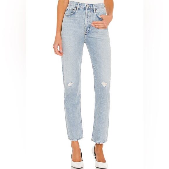 Agolde 90s Pinch Waist Jeans in Flashback - Picture 1 of 8
